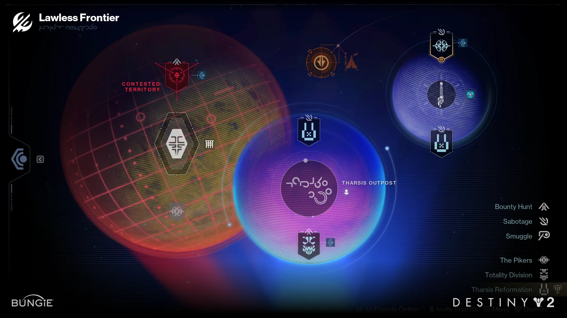 Holomap post-game node states