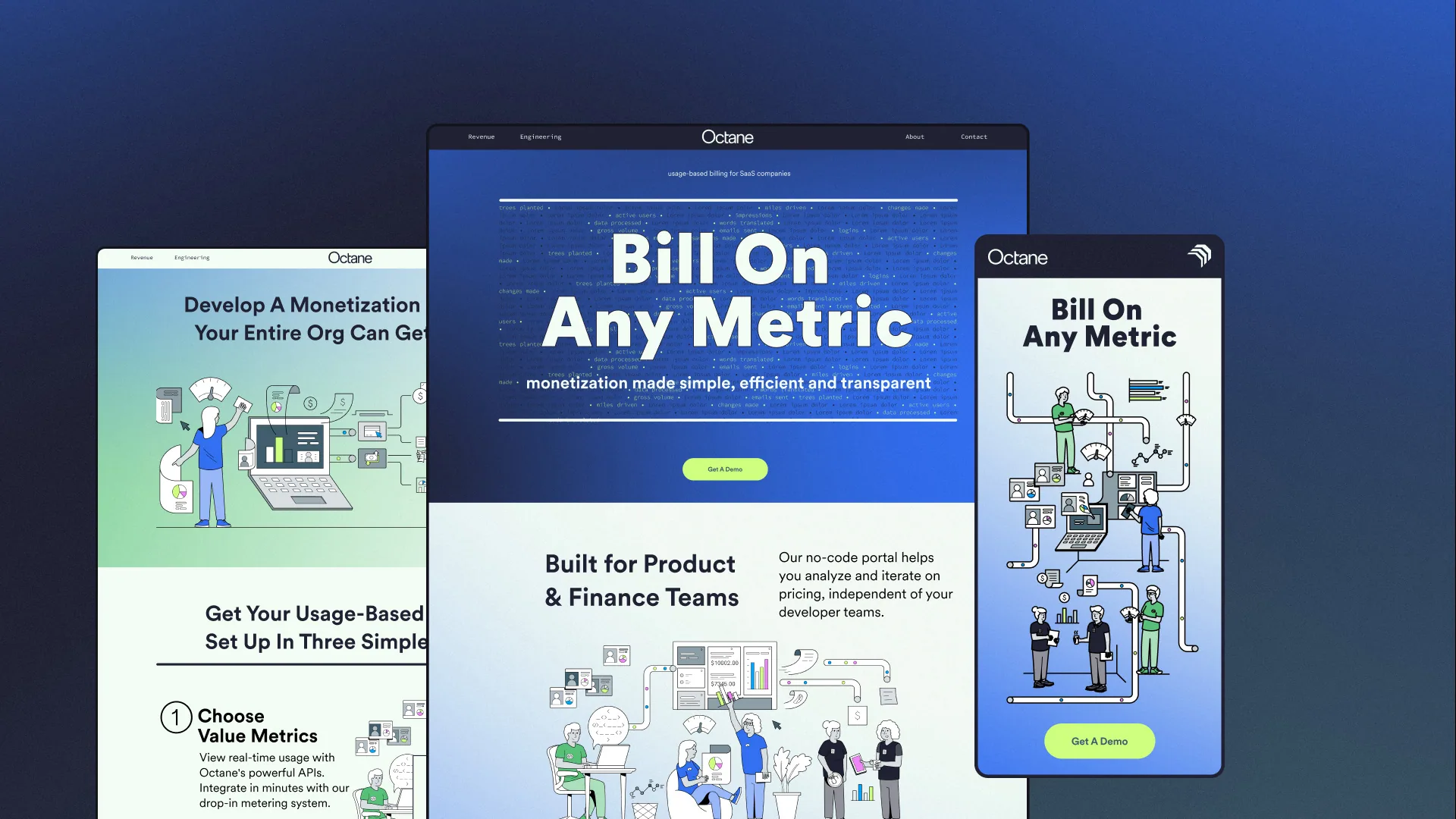 Octane product interface