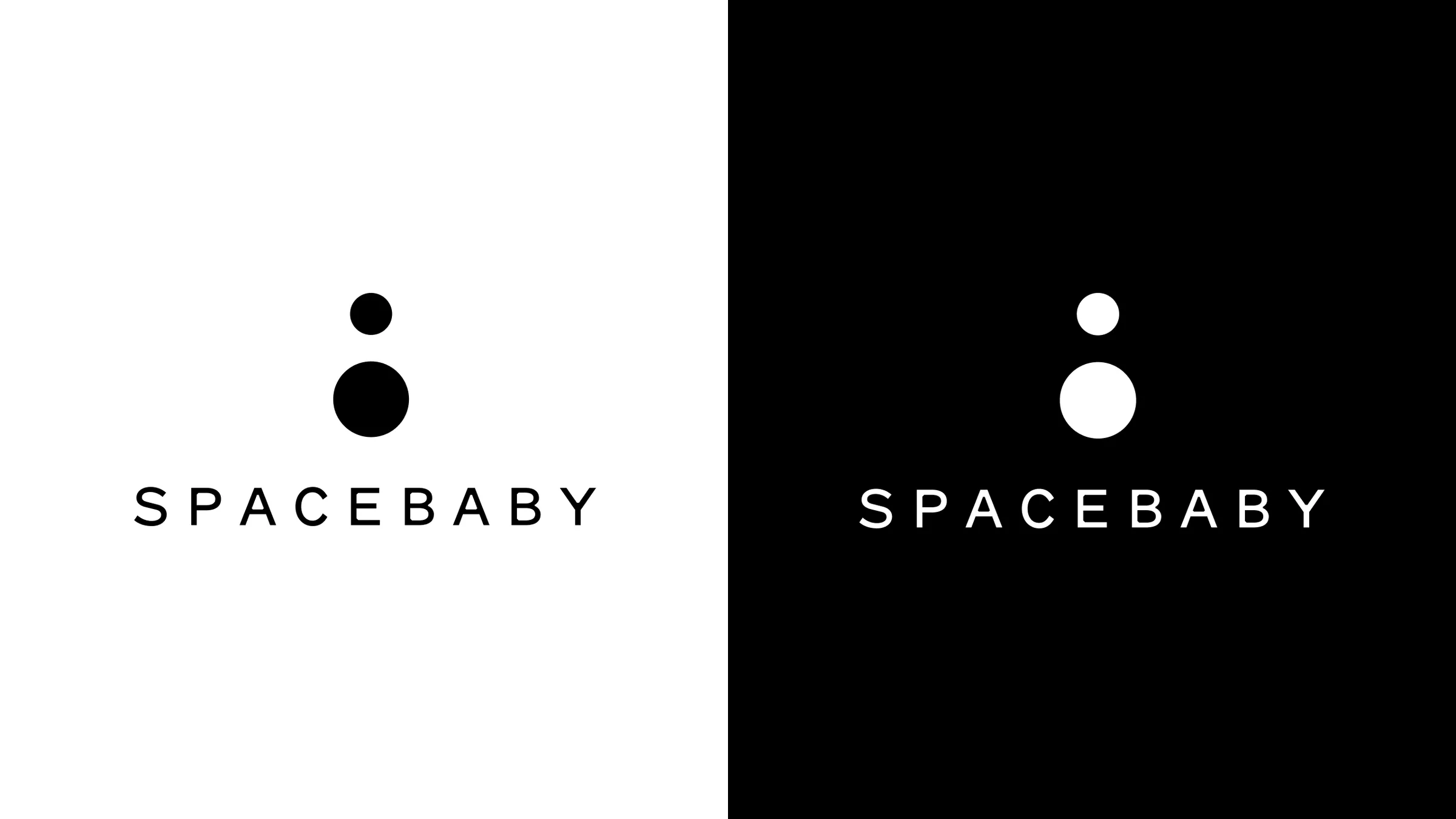 Spacebaby logo lockups